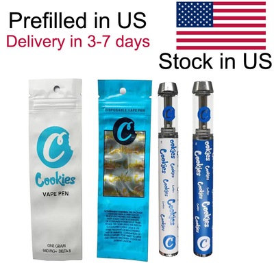 Prefilled Baked Bar Cookies Disposable E-Cigarette Filled Thick Oil Dab Pen Wax Vaporizer One Gram Carts High Quailty